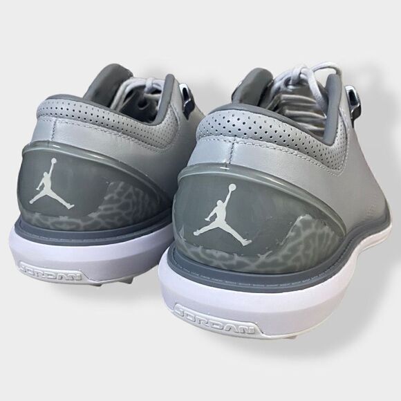 Nike Jordan ADG 4 Wolf Grey White Mens Golf Shoes Cleats DM0103-010 size 8 New - Picture 6 of 11